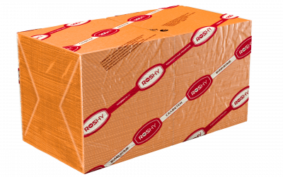 Салфетки  бумажные Ros-hy, ф.24, 1сл., 400 л., оранжевые/12